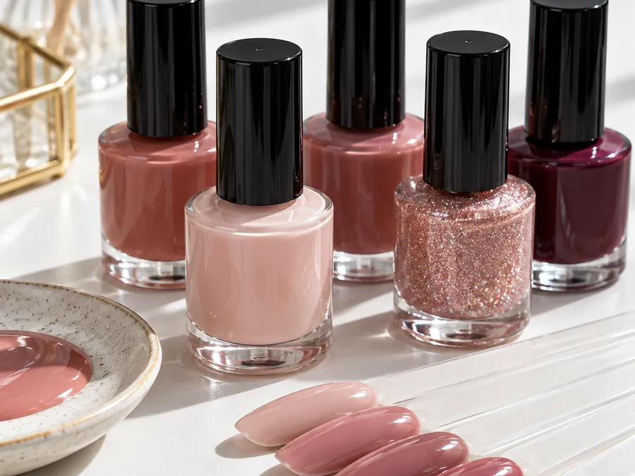 Esmaltes semipermanentes y tips de colores